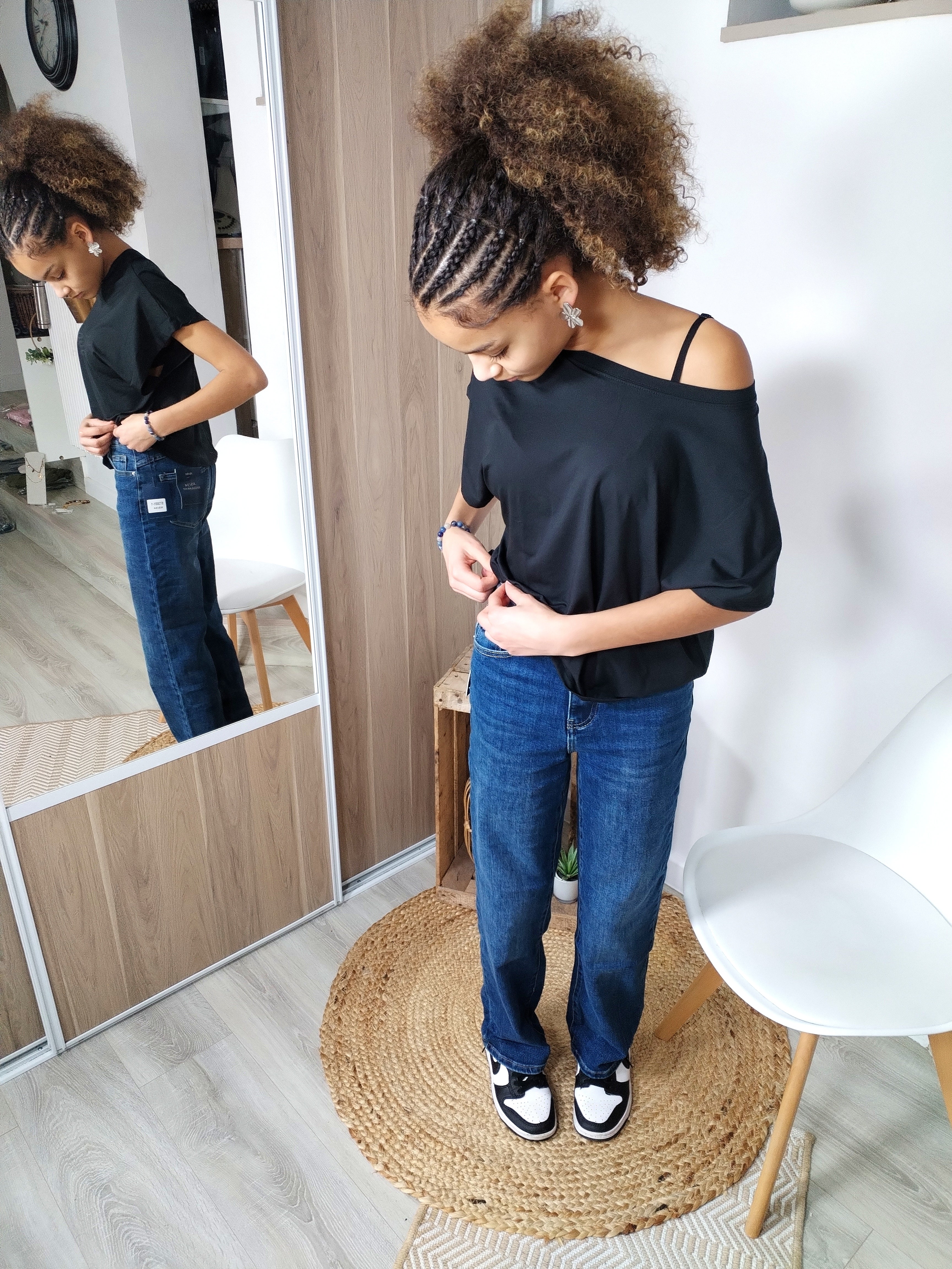 Tee-shirt noir NORA