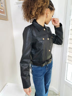 Veste simili cuir
