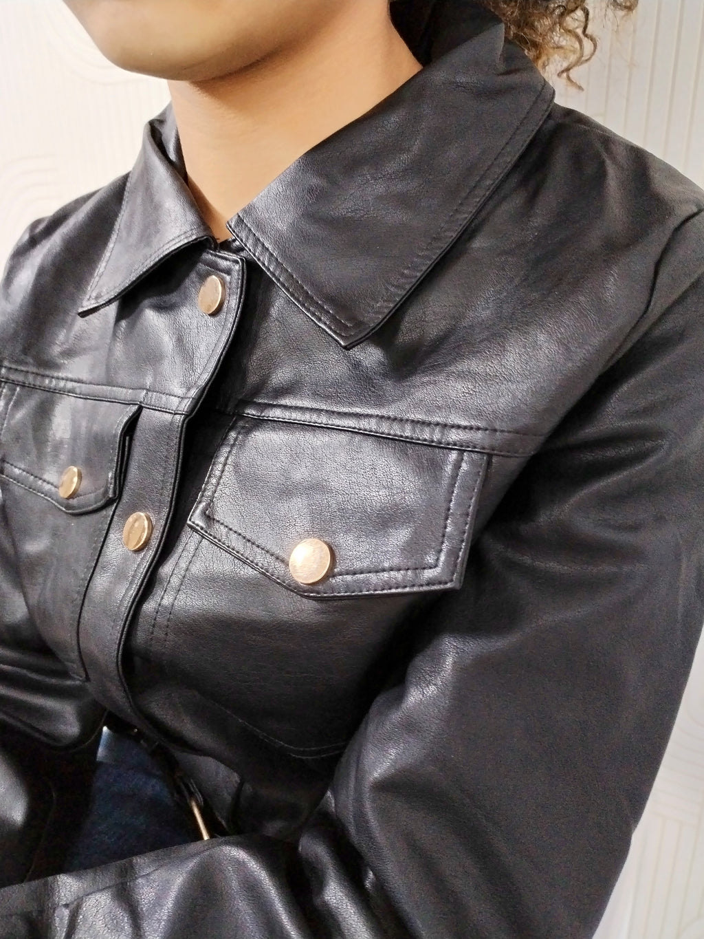 Veste simili cuir