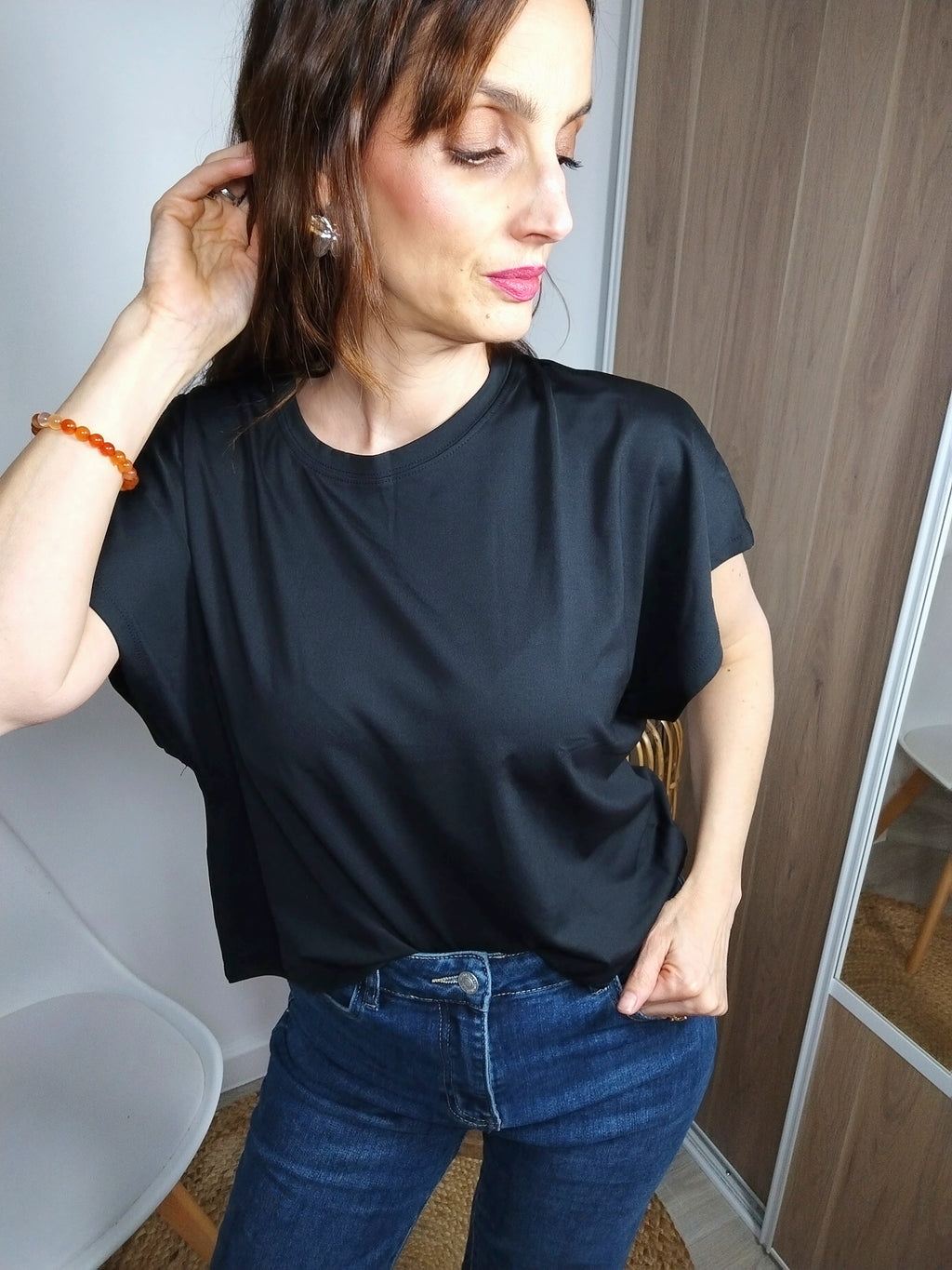Tee-shirt noir NORA
