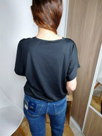 Tee-shirt noir NORA