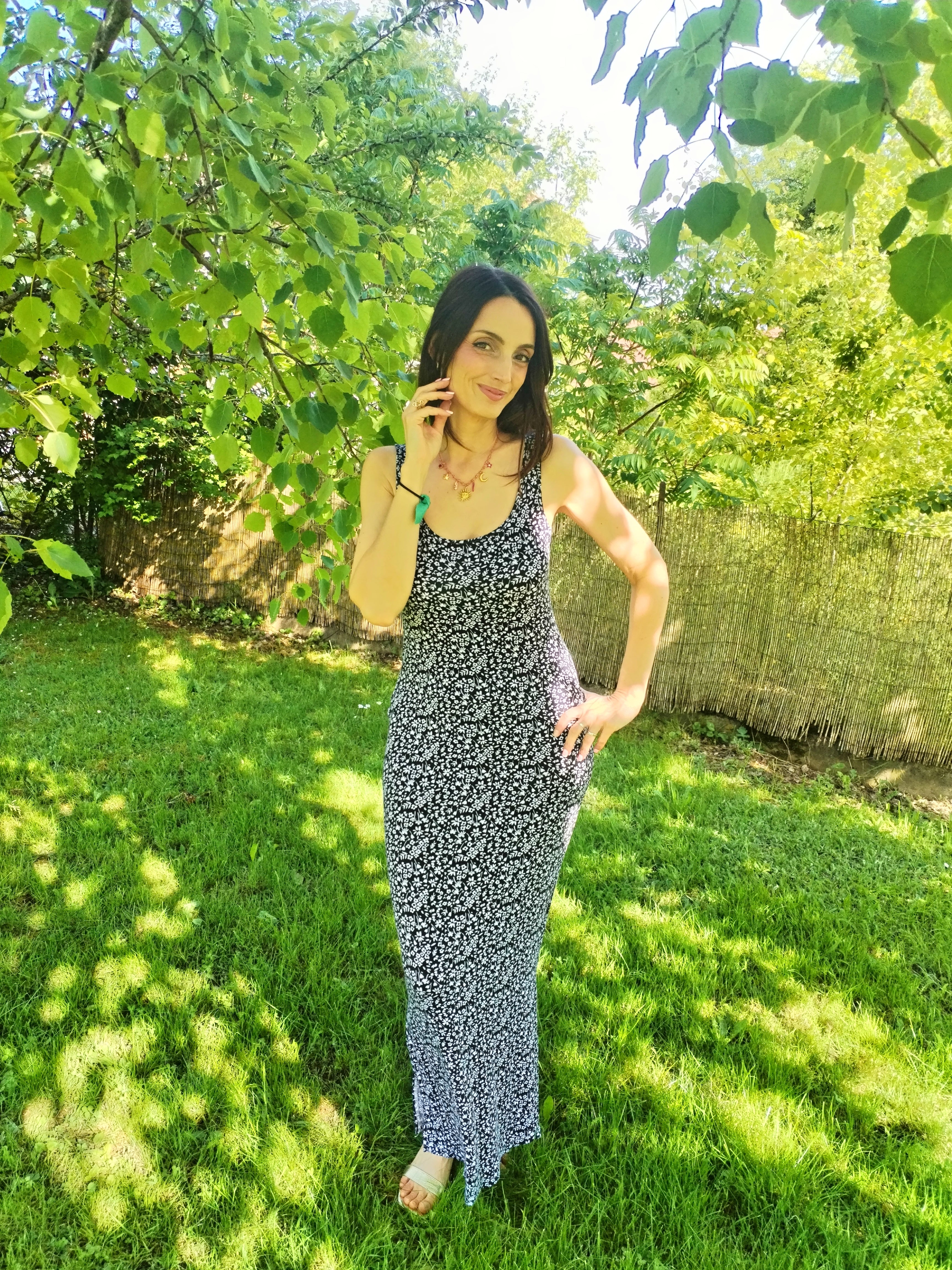 Robe longue moulante