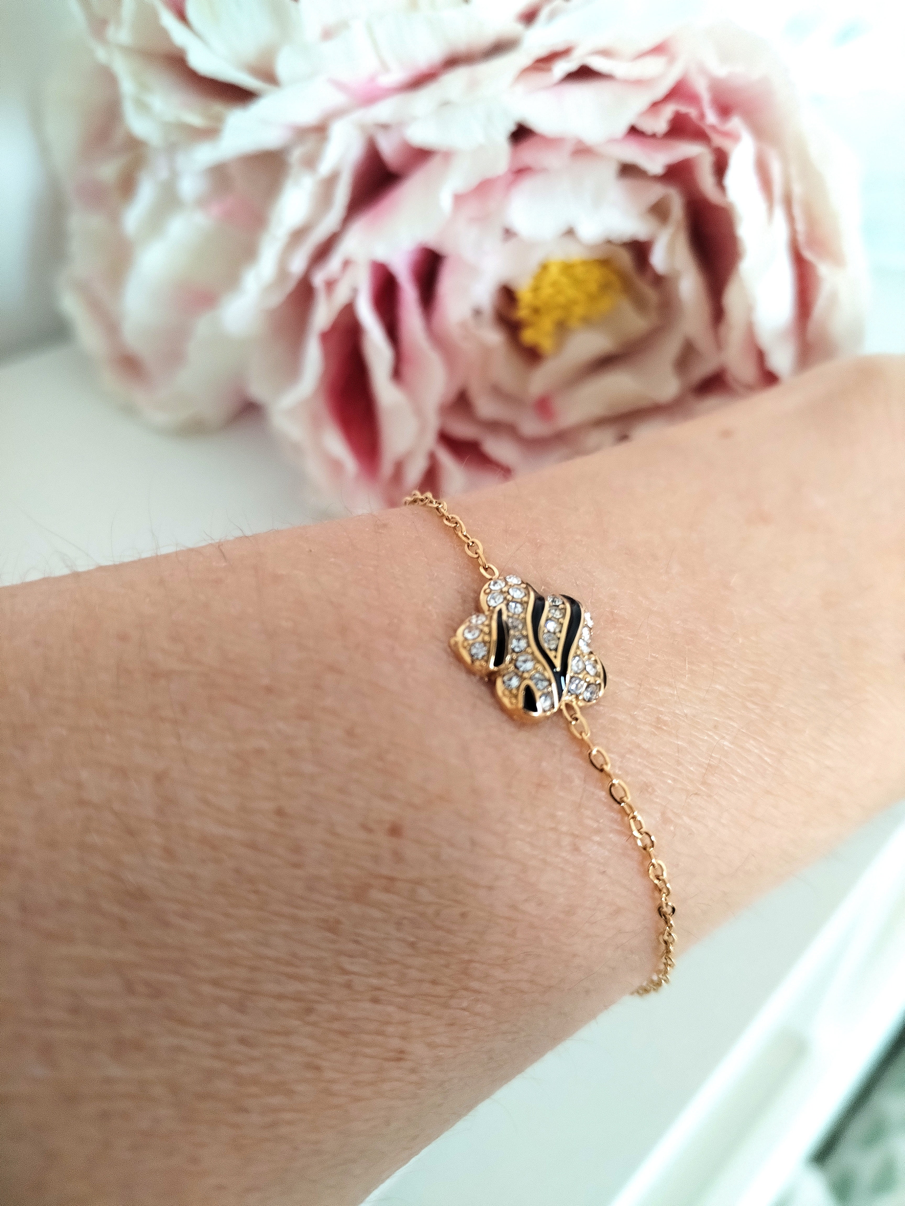 Bracelet FLEUR noir