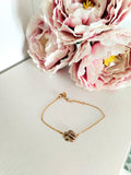 Bracelet FLEUR rouge