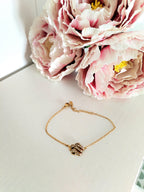 Bracelet FLEUR rouge