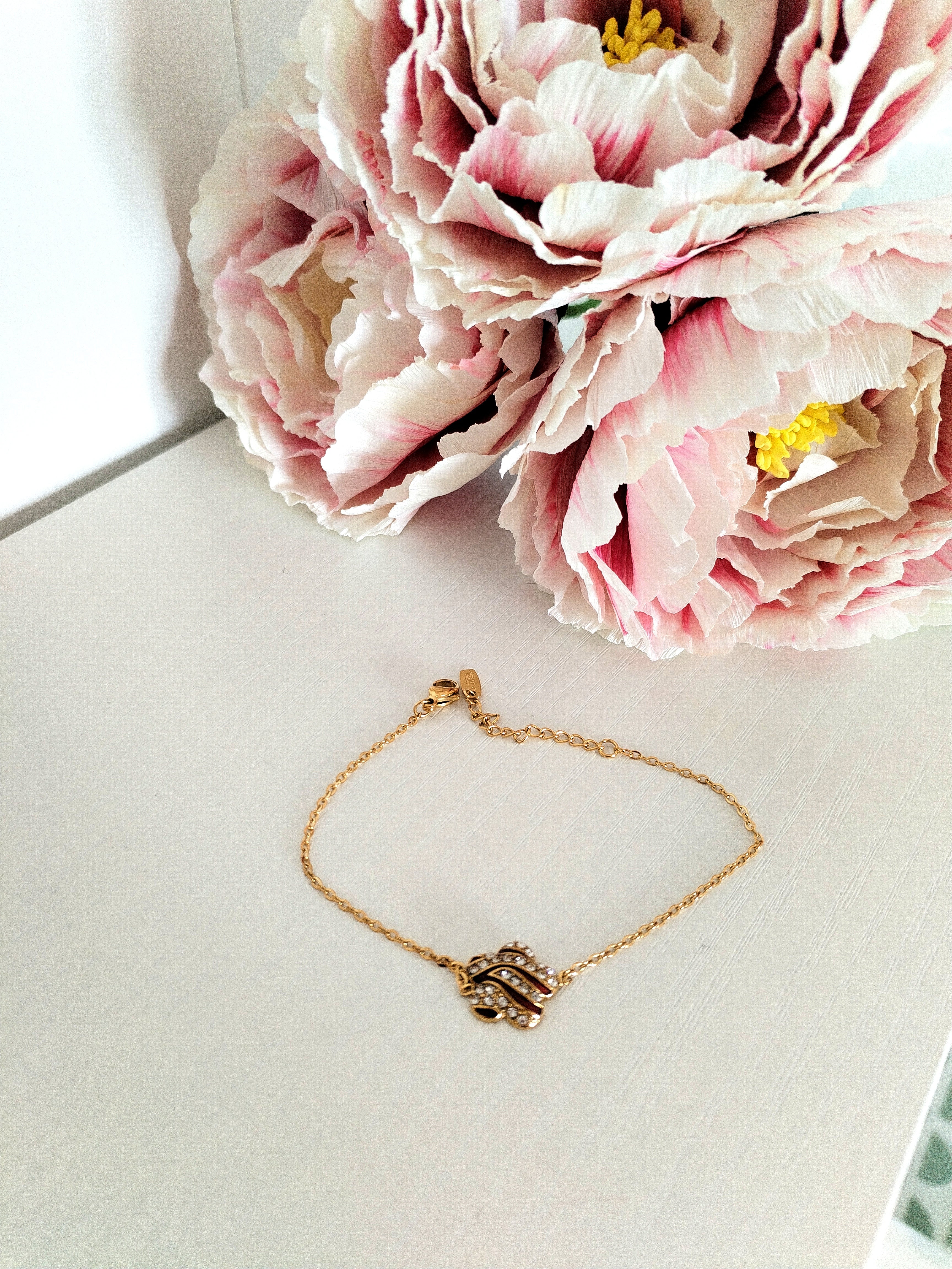Bracelet FLEUR rouge