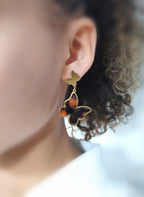 Boucle d'oreille PAPILLON