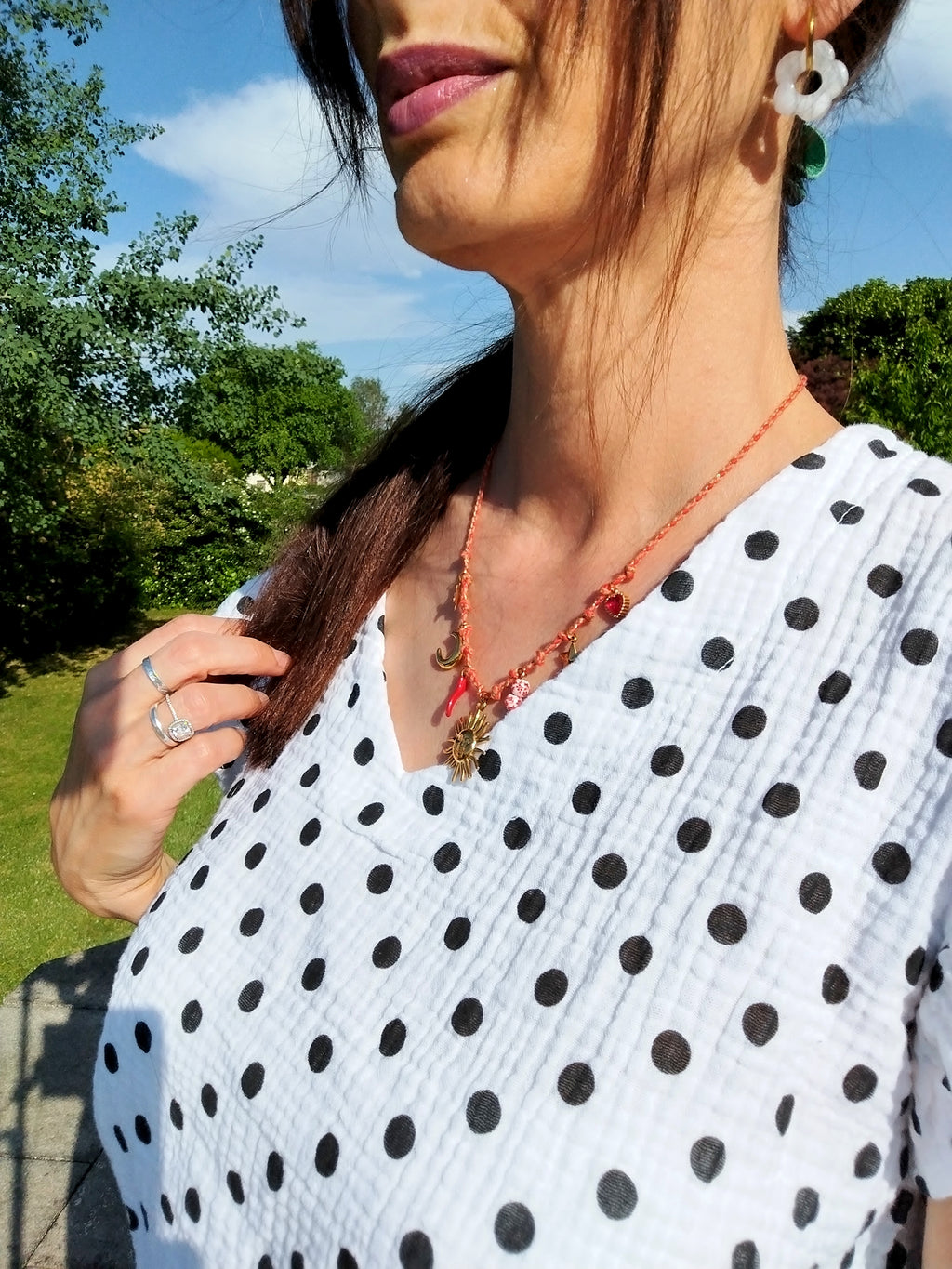 Top à pois