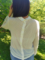 Chemise plumetis