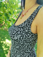 Robe longue moulante