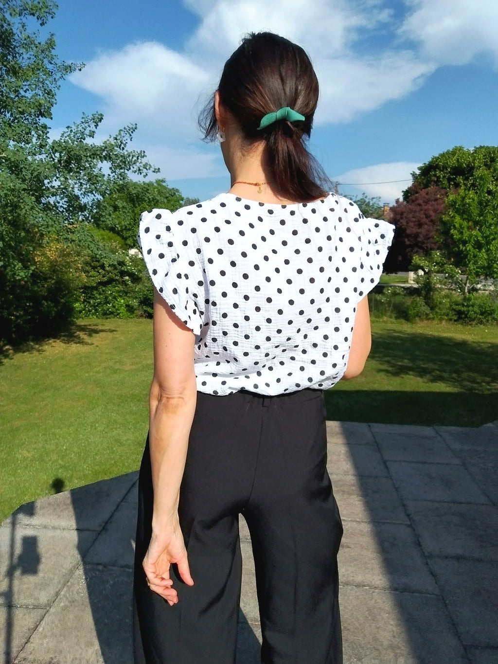 Top à pois
