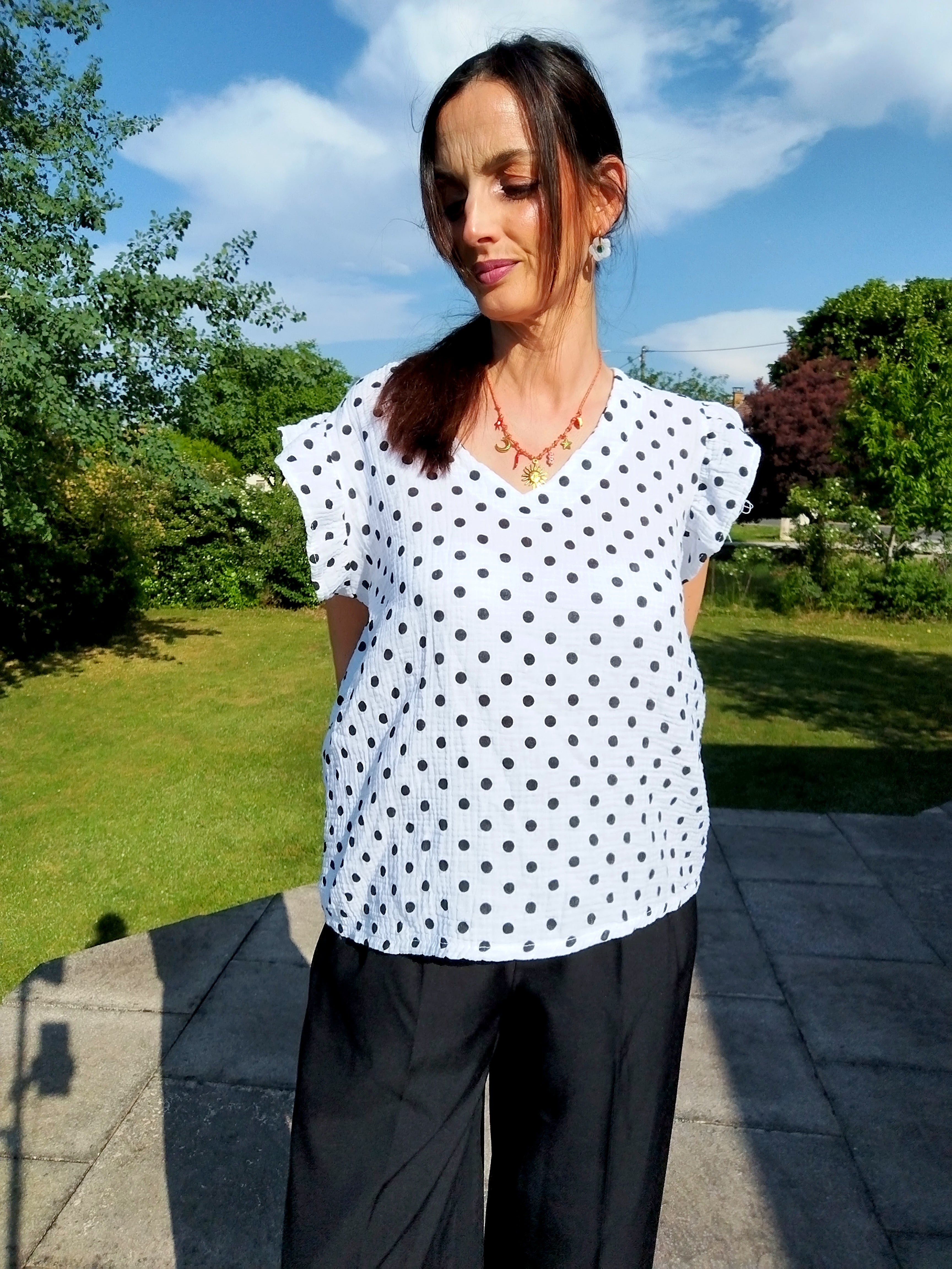 Top à pois