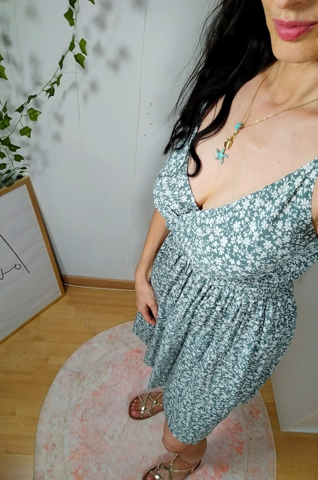 Robe FLORIE verte