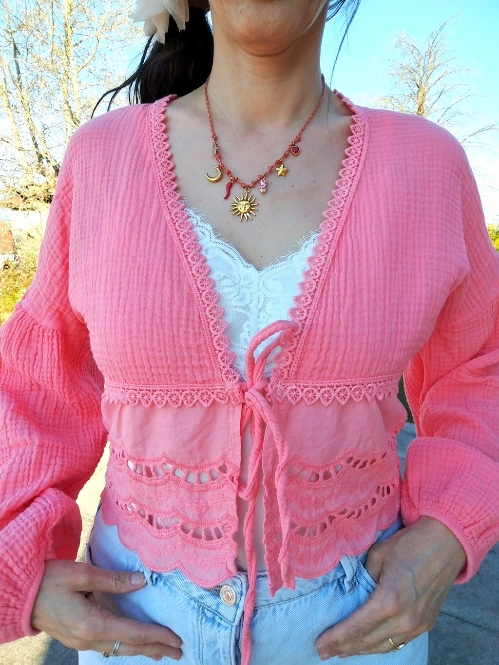Gilet corail