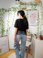 T-shirt dentelle