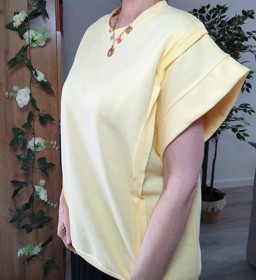 Pull manches courtes YELLOW