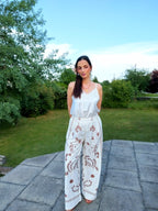 Pantalon fleuri