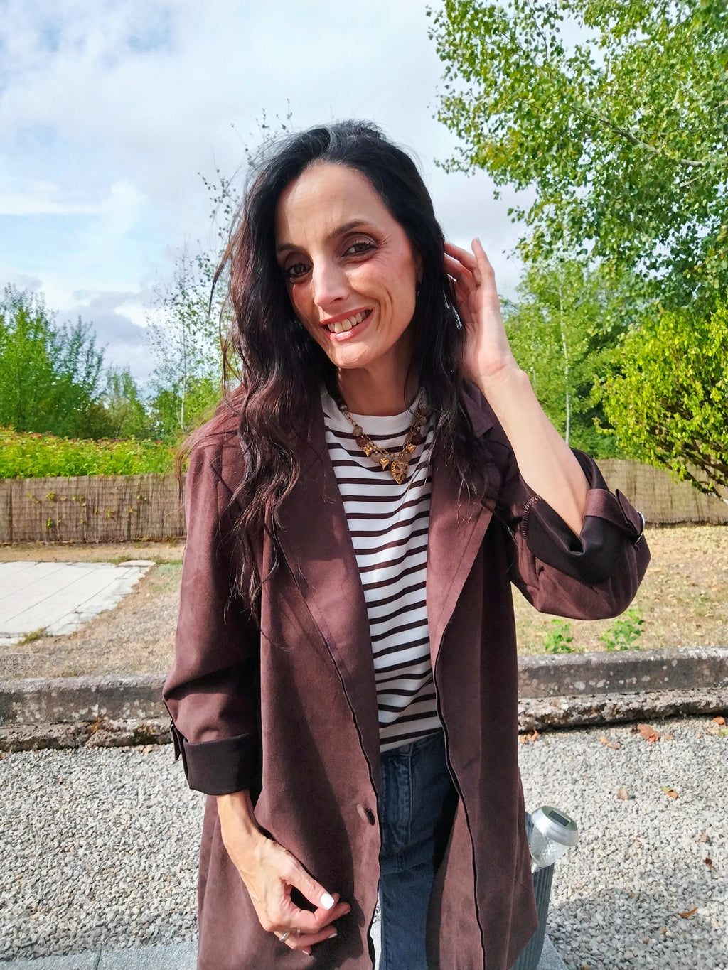 Veste longue Ambre