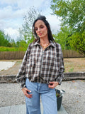 Veste Carole noir/gris