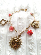 Bracelet Charms rose