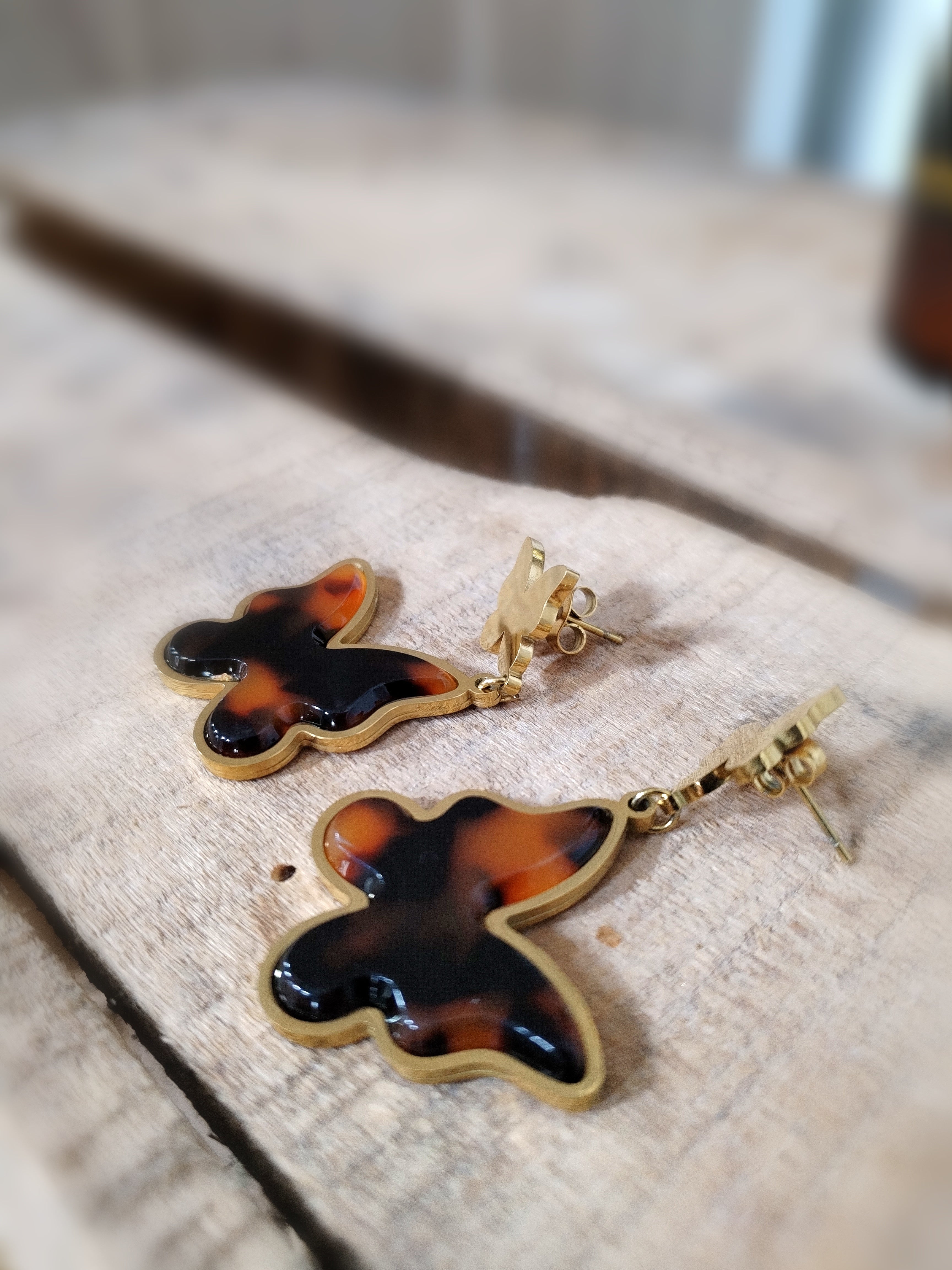 Boucle d'oreille PAPILLON