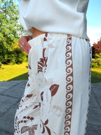 Pantalon fleuri