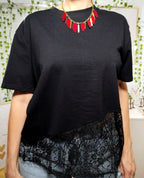 T-shirt dentelle