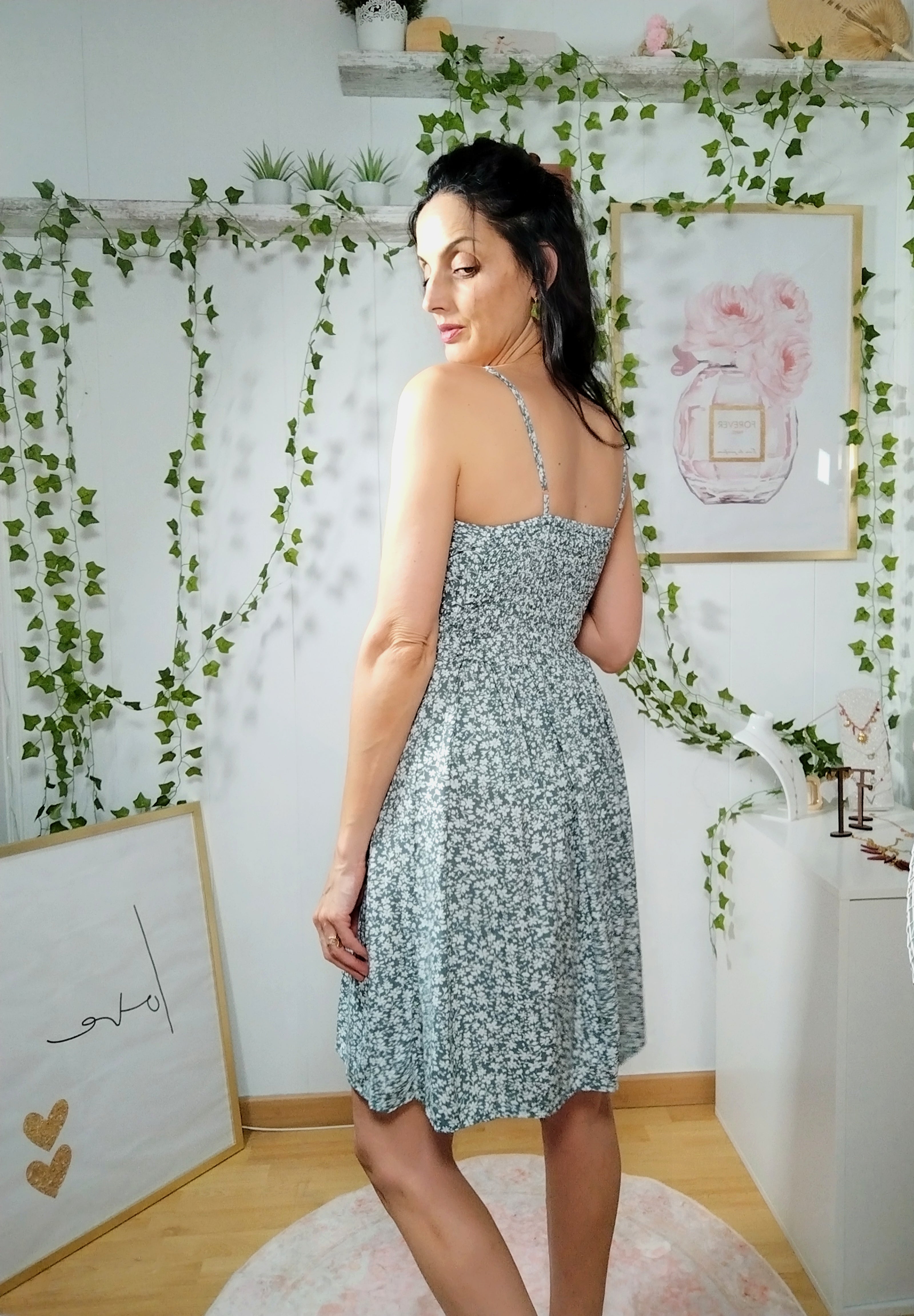 Robe FLORIE verte